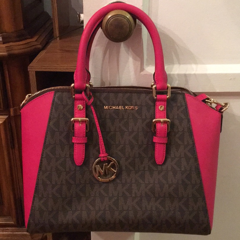 Michael Kors Monogram Satchel